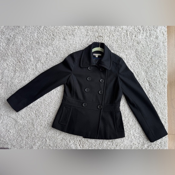 American Rag Cie 1984 Jackets & Blazers - American Rag Cie 1984 Black Wool Blend Pea Coat Sz M